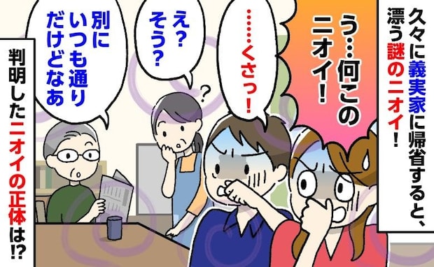 「う…何このニオイ!」久しぶりに義実家に帰省すると強いニオイが…!判明したニオイの正体にあ然!