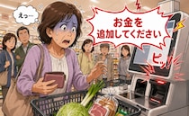 「頭が真っ白…」セルフレジで鳴る案内音に動揺！店員さんの機転に救われた恥ずかしい失敗【体験談】