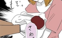 義父「そろそろじゃないか？」いやらしくニタつき授乳を促してくる