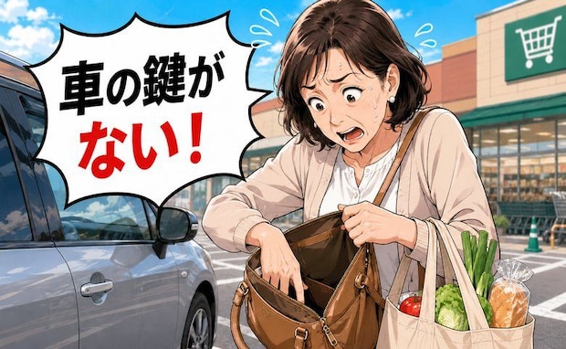 「車の鍵がない!」買い物帰りに大ピンチ…紛失を機に自分の行動が劇的に変化したワケ【体験談】