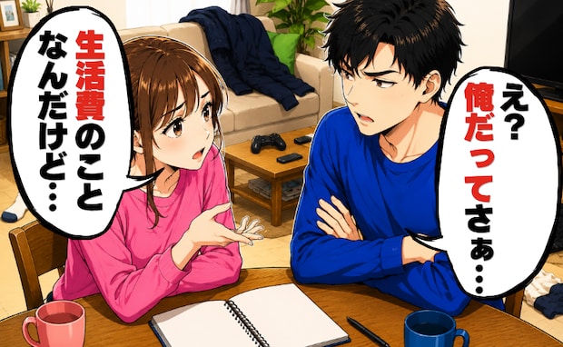 「言いづらいんだけど…」同棲中の彼に生活費の相談をしたら…彼から返ってきた言葉は！？