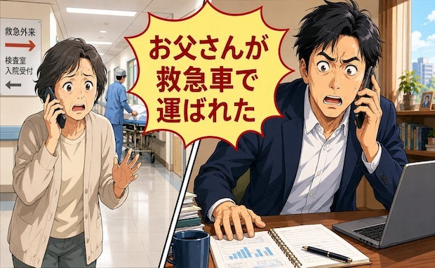 父の突然の救急搬送…遠距離介護と仕事の両立に限界!サービス活用で見つけた持続可能な形【体験談】