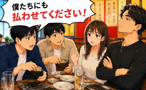 居酒屋で偶然出会った若者に「人生の先輩」ぶる彼。でも…お会計時に彼が取った行動は