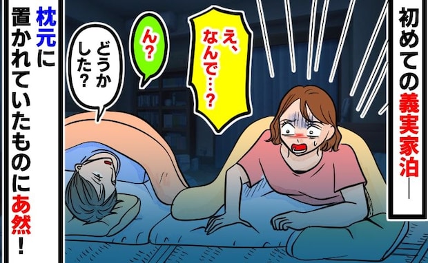 「何かにおう…」初めての義実家泊で布団に横になると枕元にまさかの物が！→私が眠れなくなったワケ…