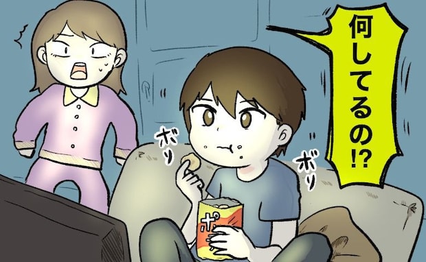 「何してるの!?」深夜の物音で目覚めてリビングへ行くと…暗闇の中で目撃したまさかの光景とは!?