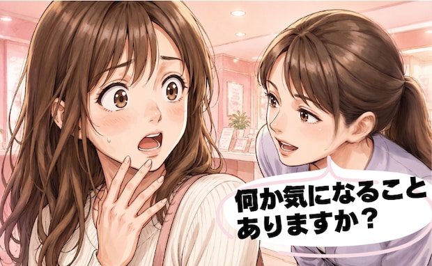 生理前、胸が張って苦しい。下着売り場で…「試してみませんか？」声をかけられ半信半疑で試着したら