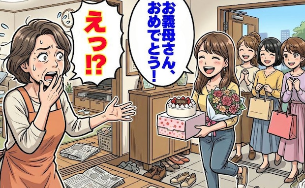 「急に来られても…」義娘から突然のサプライズお祝い!?喜びきれなかったワケ【体験談】