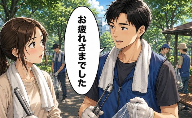 「お疲れさま」地域の清掃活動で声をかけてきた男性。何気なく悩みを相談したことで…予想外の関係に?