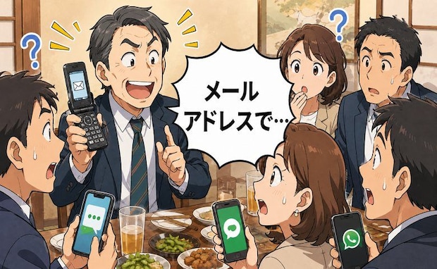 「メールアドレスで…」連絡先交換で得意げだった先輩が急に肩を落として帰ったワケ【体験談】