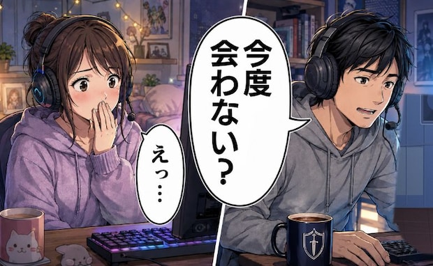 ネトゲで意気投合。見知らぬ相手だけど…「会ってみようか」画面越しの関係から一歩踏み出してみたら