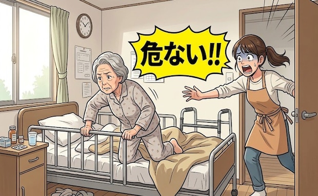 「危ない！」寝たきりの祖母の部屋から突然の物音。駆けつけた私が目にした光景とは【体験談】