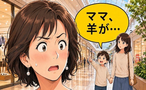 「ママ、羊が…」ずっと自信のあった定番服。通りすがりの言葉に思わず戸惑ったワケ【体験談】