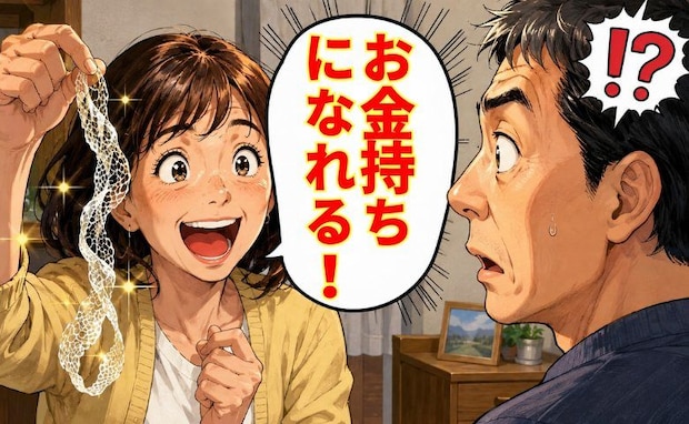 「お金持ちになれる！」大切に持ち帰った縁起物を見た夫が放った忘れられないひと言【体験談】