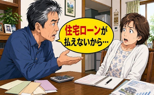 「お金貸して」定年後の住宅ローンで困窮する家計…夫が私に求めた思いも寄らぬ提案とは【体験談】