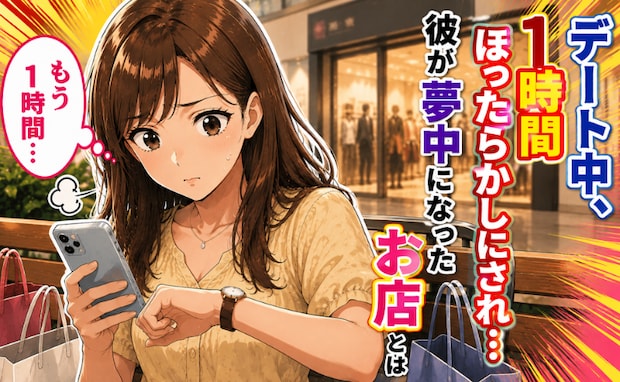 真夏のショッピングデート。彼「すぐ戻るね!」でも1時間待ちぼうけ…デートで「出禁」にした場所は