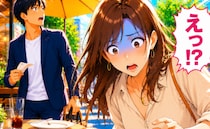 気になっていた男性と2人で食事。思わぬ幸運♡だったハズが…「うそ…！」一瞬で焦る事態に