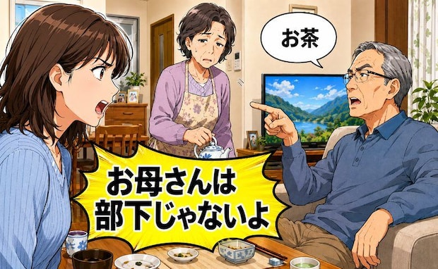 「お母さんは部下じゃない」退職後に威張る夫…帰省した娘が告げた冷静なひと言の真相【体験談】