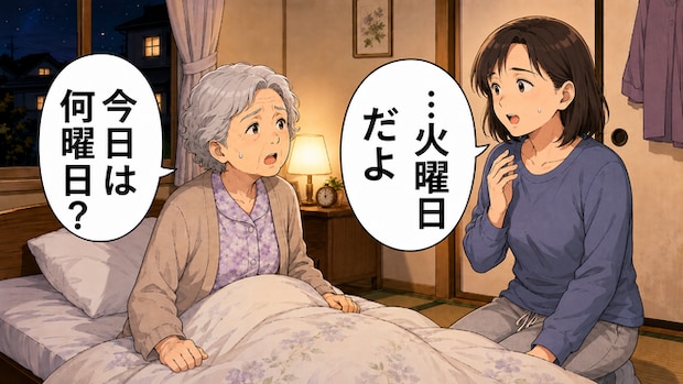 「さっき答えたのに…」何度も同じ質問に答える家族が限界に。高齢者の不安への対処法【医師解説】