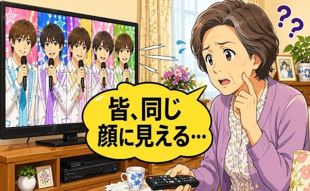 「皆、同じ顔に見える…」若手アイドルを見分けられない私。息子のひと言で気付いたこと【体験談】