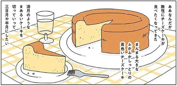 突然、作りたくなった「ベイクドチーズケーキ」。しっとりふかふかで...!/眠れぬ夜はケーキを焼いて3