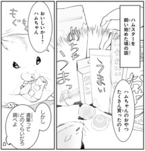 ハムスターのおやつの「適量」は？ 飼い主が気付いた衝撃の事実に...な、なんだって！／はむはむづくし1