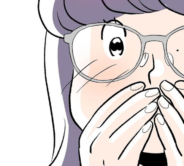 帰りの電車が緊急停車...。ついてないと思ったら、大好きな彼に遭遇して／くらやみガールズトーク2