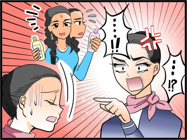 「あなた全然ダメね！」大声で若手に説教する美容部員。外国人観光客の登場でまさかの展開に！＜前編＞