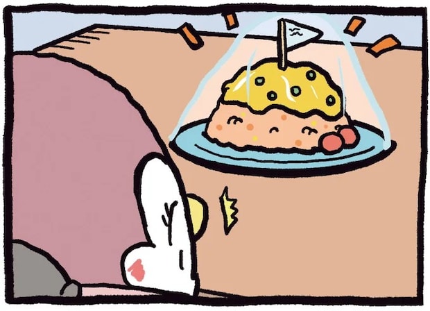 ママのために作ったお子様ランチ。旗に書かれた「息子の言葉に」に涙.../ちゃんぺんとママぺんの平凡だけど幸せな日々 2