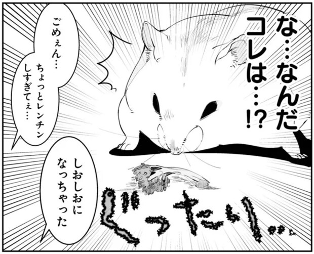 ハムスターの怒り爆発!? 飼い主が大好物をレンチンしすぎて...／はむはむづくし2