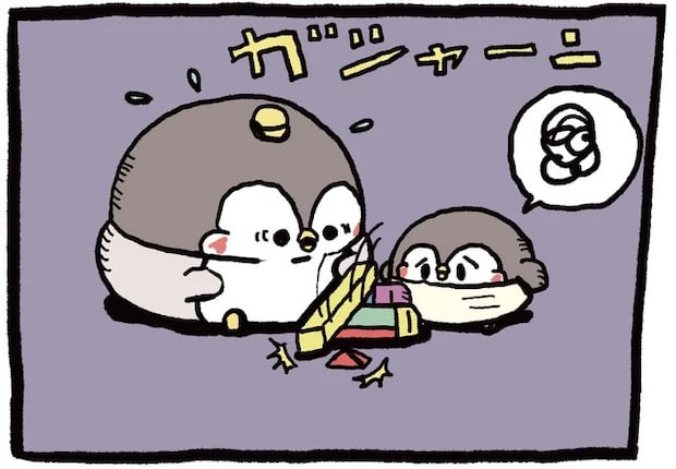 ダメだよ。おもちゃを乱暴に扱う弟に「兄からの教え」/ちゃんぺんとママぺんの平凡だけど幸せな日々 2