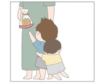 なんて幸せな光景！ 大好きなお兄ちゃんが起きてきて、次男の推し活の様子／チリもつもれば福となる2