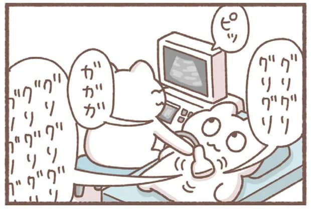 初めての乳房エコー。一か所だけしつこく見る医師に「察した」こと/毎日がんばっていきる、えらい