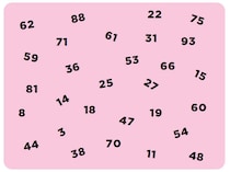 【脳力アップドリル】数字のペアを探し出そう！足し算ペアパズル