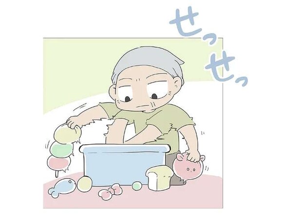 孫が散らかした家を大掃除! 時計を見たら「まだ30分!?」/ハルとゲン