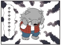 ウウウウ...。雲が切れて満月が姿を現したらパパとムスメが変身⁉／着ぐるみ家族2