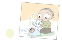 おむつは替えたのに...赤ちゃんが泣いている理由は何？／ハルとゲン