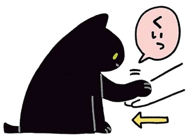 貴族か？ うちの猫は「お手」からこちらの手を引き寄せて...／黒猫ろんと暮らしたら4
