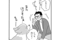 長時間、留守番した愛犬コーギーの抗議は心に刺さる。じっと見つめてきて...／あしょんでよッ6