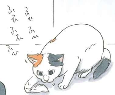 「猫のいる食卓」はこうなる？ なんなの君ら...／拾い猫のモチャ5