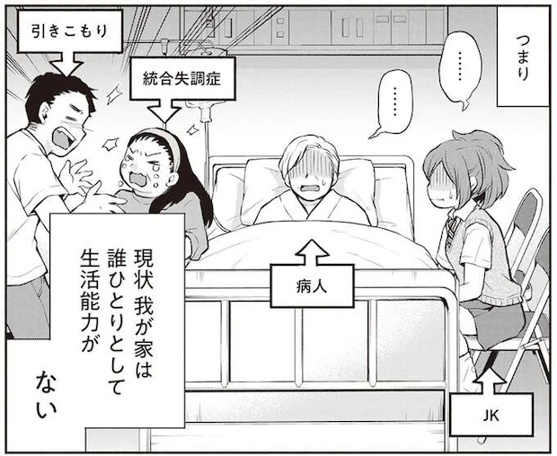 父は脳梗塞、母は統合失調症、兄は引きこもり。稼ぎ手がいないわが家／東京のど真ん中で、生活保護JKだった話
