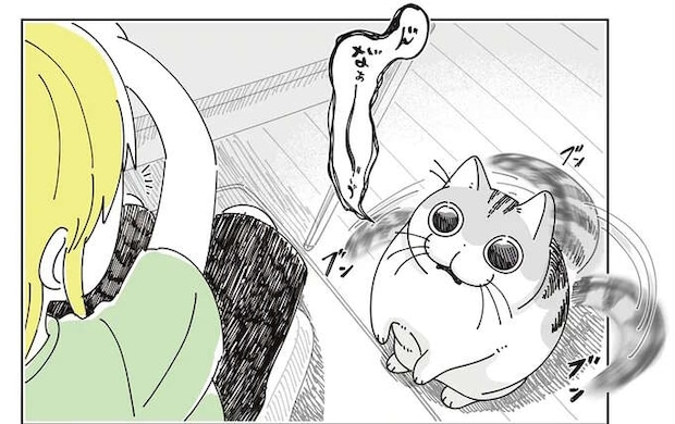 素手で来いと？ 愛猫と猫じゃらしで遊んでいたら...え？／夜は猫といっしょ7