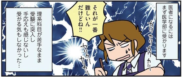 医大生になれたのは入学10日前!? 友だちと教務課と運のおかげで医学部に入るまで／腐女医の医者道！3
