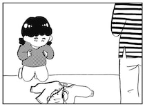 幼い娘のお気に入りの服を目の間で切り裂く母。その直後に「娘にかけた言葉」に背筋が凍る