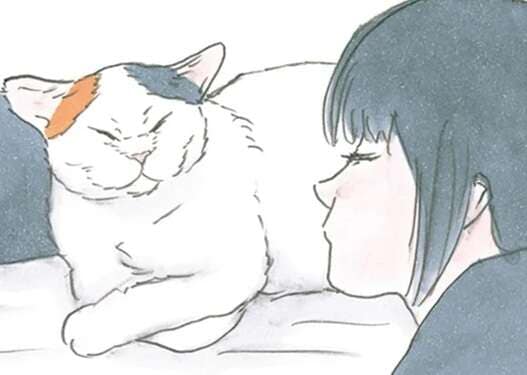 猫吸いをやめようとしたら手にすっ。この引き留めにはあらがえない／拾い猫のモチャ8