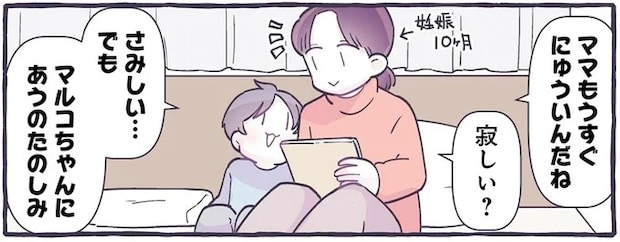 「はやくいっしょに...」もうすぐ生まれる弟。一緒にやりたいことは...それ？／るしこの子育て日記4
