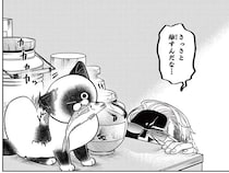 アジがきっかけで警察沙汰に!? 自由奔放な野良猫と元極道のドタバタ劇／オヤジとにゃん吉