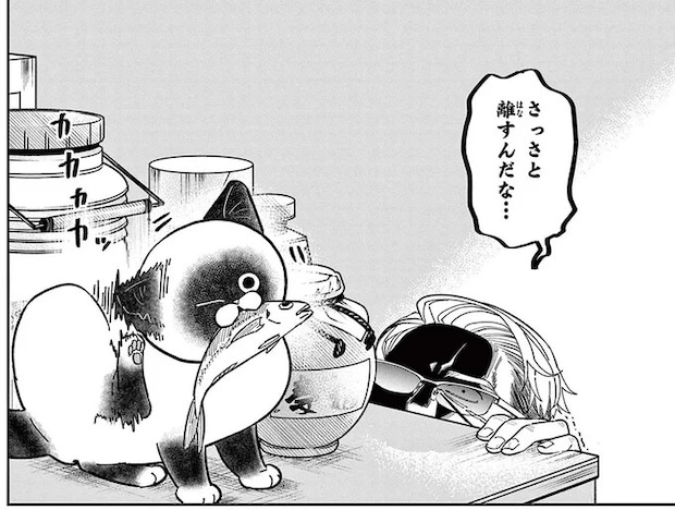 アジがきっかけで警察沙汰に!? 自由奔放な野良猫と元極道のドタバタ劇/オヤジとにゃん吉