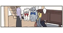 「寂しいの？」自宅に帰る妹を見送る、猫になった兄たち／ブラック企業の社員が猫になって人生が変わった話8