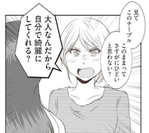 「自分でキレイにしてくれる？」こぼしたスープを放置する義妹。注意をしたら...はあ？／うちを無料ホテル扱いする義妹がしんどい