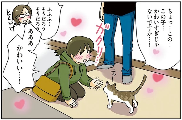 「あああ、かわいい」保護猫を飼うことにした彼。あまりのかわいさに.../世界一幸せな飼い主にしてくれた猫